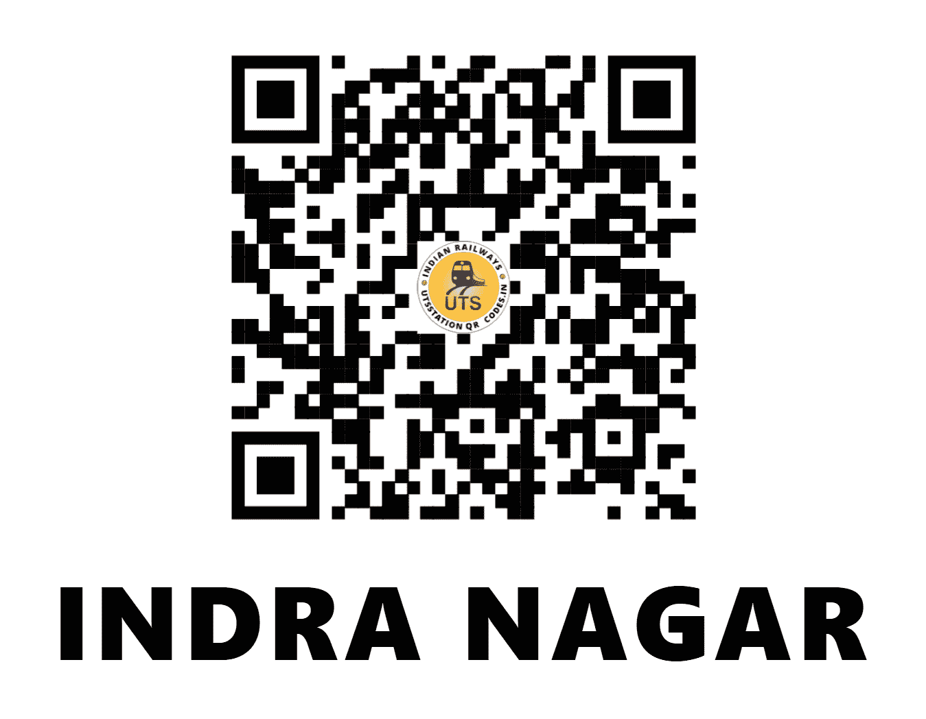 UTS QR Code for INDRA NAGAR - INDR (SR - TAMIL NADU)